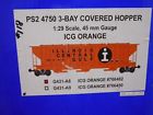 G431-a8 Accucraft Aml Icg Bay Covered Hopper Scale