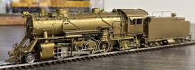Hallmark Models Inc. Hs0003 Ho Brass #hs0003 Mikado At&sf 2-8-2 3100 Class Unpainted And Lnib