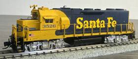 Hallmark Models Ns0168 N Scale Brass #ns0168 Gp38 Standard At&sf #3526 - Tested And Used