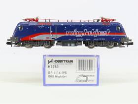 H2783 Hobbytrain N Obb Austrian Inch Nightjet Br 1116 Electric #195 - Dcc Ready H2783 Hobbytrain N Obb Austrian Inch Nightjet Br 1116 Electric #195 - Dcc Ready