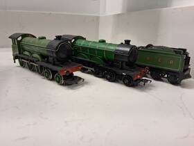 Hornby R284 Lner Class 2 B12s 4-6-0 Model Train Apple Green Oo Scale For Spares