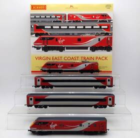 Hornby R3501 Oo Scale Virgin East Coast Train Pack Ln/box