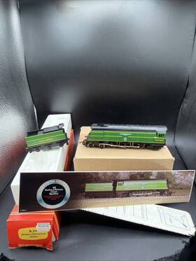 21c166 Hornby R374 Battle Of Britain Class Spitfireft Southern Green