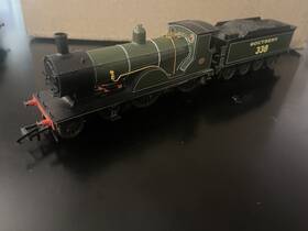 R3863 Hornby Oo Gauge Class T9 4-4-0 Southern Green Livery Dcc Ready 338