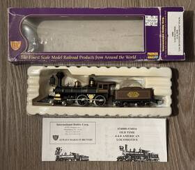 34008 Ihc 4-4-0 Old Timer Ls And Msr J.m. Bevinton Diamond Stack Locomotive Read
