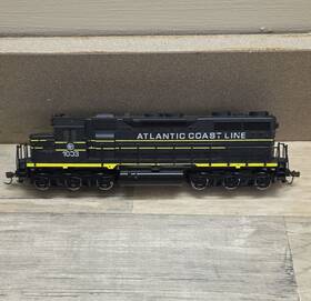 6-axle Ihc M702 Atlantic Coast Line Emd Sd35 Ho Diesel Locomotive Dc Black Yellow 10