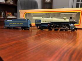 M9726 Ihc Ho Scale 4-6-2 Pacific Baltimore And Ohio Inch President Washington 5300