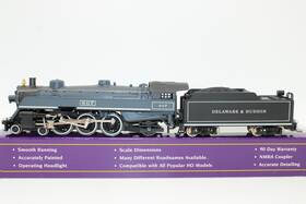 M9852 Ihc Ho D&h Delaware Hudson 4-6-2 Pacific Semi Streamline Steam Locomotive #607