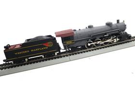 T007 Ihc Ihc/mikado Ho Western Maryland 2-8-2 Mikado Steam Locomotive/ Tender C-8 Ln