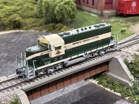 49835s-02 Intermountain Ho Scale Aberdeen Carolina And Western Gp16 #1721 With Dcc Sound