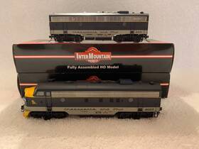 49563-03 Intermountain 49963-08/49563-03 Ho Scale C And O Emd Fp7/f7b Diesel Locomotive Set Dc Tested