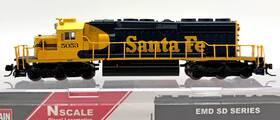 69320s-01 Intermountain 60320s-01 N Sd40-2 Santa Fe # 5053 Dcc Sound For Repair