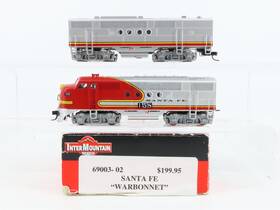 69003-02 Intermountain N Atsf Santa Fe Inch Warbonnet Emd Fta/b Diesel Set With Dcc 69003-02 Intermountain N Atsf Santa Fe Inch Warbonnet Emd Fta/b Diesel Set With Dcc