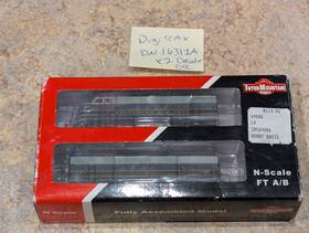 69006-04 Intermountain N-scale #69006-04 Ft A&b Units Baltimore And Ohio Locomotive #7 Dcc
