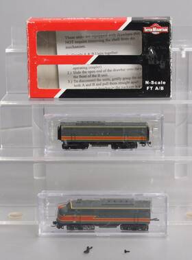 69017-01 Intermountain Milwaukee Road Ab Diesel Locomotive Set Ex/box