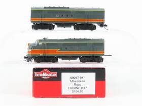 69017-04 Intermountain N Scale Milw Railway Ft A/b Diesel Locomotive Set