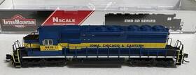 Sd40-2 Intermountain 69324s N Iowa Chicago And Eastern #6416 Dc/dcc Sound