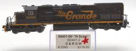 69401-06 Intermountain N D&rgw Sd40t-2 Diesel Locomotive Ex/box