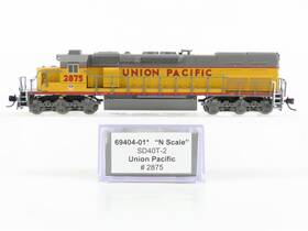 69404-01 Intermountain N Scale Up Union Pacific Sd40t-2 Diesel Locomotive #2875