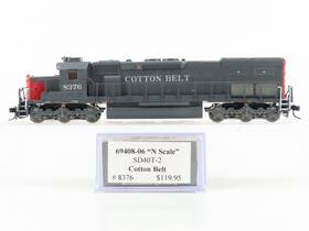 69408-06 Intermountain N Scale Ssw Cotton Belt Sd40t-2 Diesel Locomotive #8376