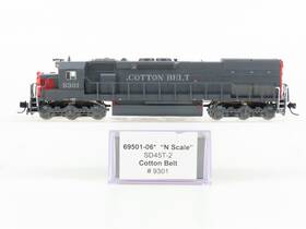 69501-06 Intermountain N Scale Ssw Cotton Belt Sd40t-2 Diesel Locomotive #9301