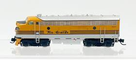 5654 Intermountain 844201069974 Railway N Scale Rio Grande D&rgw F7a Locomotive Tested Road#