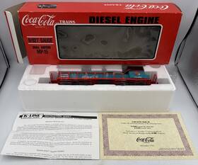 221380 K-line 22380 Coca-cola Dual Motor Powered Mp-15 Diesel O/027 Ga. Wks With Lionel 221380 K-line 22380 Coca-cola Dual Motor Powered Mp-15 Diesel O/027 Ga. Wks With Lionel
