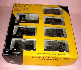 K-14371c K-line Western Maryland Wm Plymouth Switcher Set With 6-coal Cars Tested
