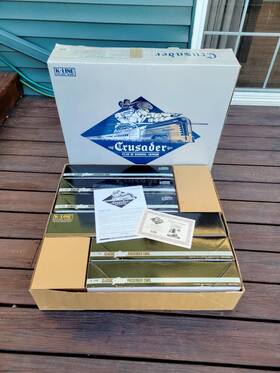 K-1925 K-line Reading Crusader Locomotive And Passenger Set O Gauge