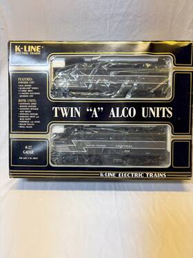 K-2114 K-line Electric Trains Twin Inch A Alco New York Central - 0-27 Gauge