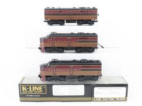 K-21801ic K-line O Gauge 3-rail Prr Pennsylvania Alco A/b/a Diesel Loco Set