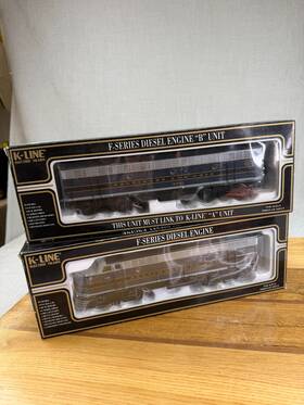 K-25102-4560 K-line B&o O Scale F7 A B Powered Unit Diesel Locomotive Engine Dl K25102 -4560