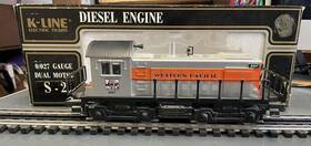 K-2327 K-line K2327 O Gauge Western Pacific S-2 Diesel Switcher. Tested C-5 Good