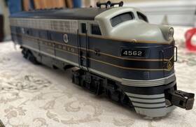 K2510-4562 K-line O Scale B&o F7 Powered A-unit/ Diesel Locomotive With Dual Motors