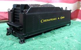 K3615-1060 K-line C&o Mikado O Scale Diecast Steam Locomotive Tender Shell Part