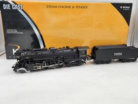 K3635-7050w K-line Illinois Central Berkshire Steam Engine - Tmcc Upgraded Video