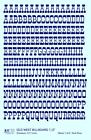 K4-owb-32-14 Supply Decals Dark Blue Inch Old West Billboard Letter Number
