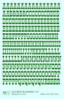 K4-owb-32-17 Supply Decals Dark Green Inch Old West Billboard Letter Number