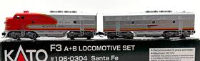 106-0304 Kato N F3a B Set Santa Fe # 21 21b