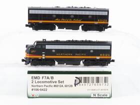 106-0422 Kato N Scale Np Northern Pacific F7 A/b Diesel Locomotive Set