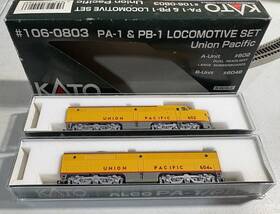 106-0803 Kato N Scale Pa-1 And Pb-1 Locomotive 2-car Set Gauge Union Pacific