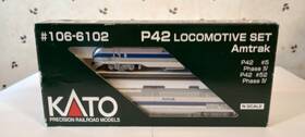 106-6102 Kato 1066102 N Scale P42 Locomotive Set Amtrak Phase Iv #5 And #52