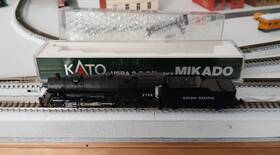126-0115 Kato N Scale Union Pacific Heavy Mikado Steam Locomotive And Tender #2708