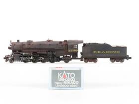 126-0200 Kato N Rdg Reading 2-8-2 Heavy Mikado Steam #1739 - Custom And Weathered