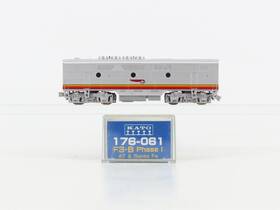 Kato 176-061 N Scale Atsf Santa Fe Inch Warbonnet F3b Ph. 1 Diesel Locomotive No#