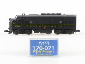 176-071 Kato N Scale Prr Pennsylvania F7a Phase I Diesel Locomotive #9519