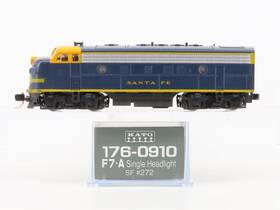 176-0910 Kato N Scale Atsf Santa Fe Cigar Band Emd F7a Diesel #272 With Dcc 176-0910 Kato N Scale Atsf Santa Fe Cigar Band Emd F7a Diesel #272 With Dcc