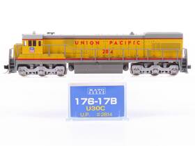176-17b Kato N Scale Up Union Pacific Ge U30c Diesel Locomotive #2814