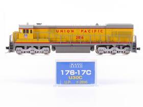 176-17c Kato N Scale Up Union Pacific Ge U30c Diesel Locomotive #2816