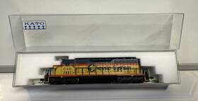 176-206 Kato N Scale C&o Chessie System Sd40 Diesel Engine Locomotive #7551
